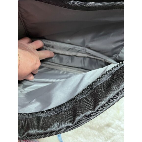 Nike Golf Adult Unisex Messenger Bag Black & Gray Polyester - Picture 9 of 11